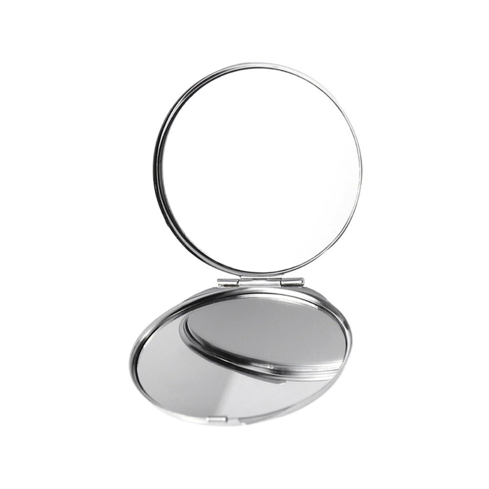 Portable Folding Mirror Various Shapes Metal Compact Collapsible Travel Mirrors Mini Cosmetic Pocket Mirror Makeup Tools