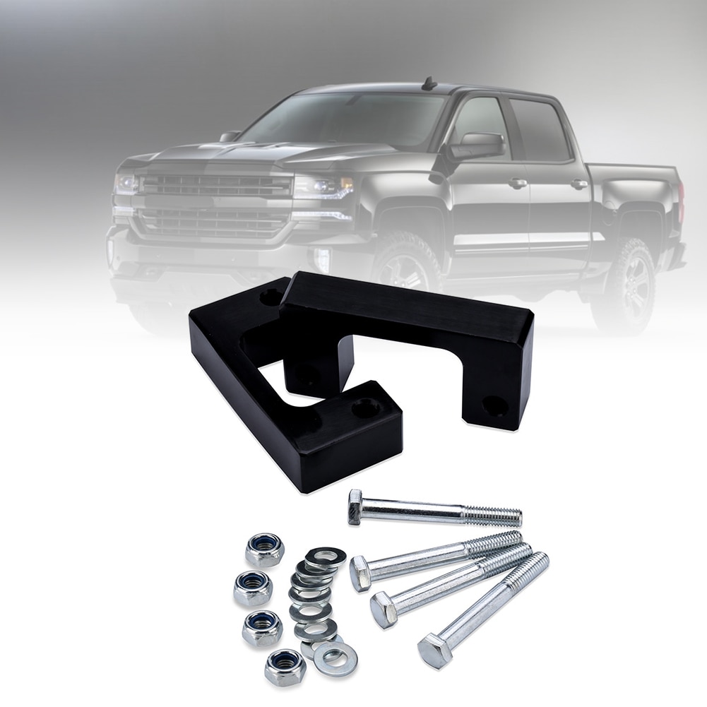 Aluminum Front End Leveling Lift Kit for GMC Chevy Silverado Pickup Rust-free Durability Abrasion Resistance Car Accessories