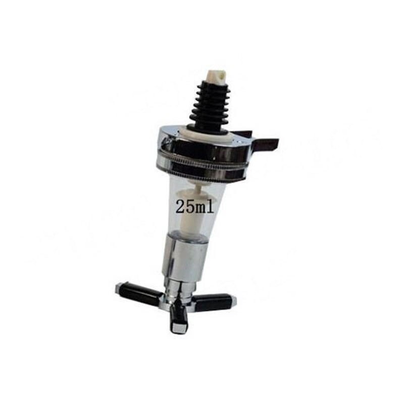 Dosificador de vino vertedor de botella de licor de 25 ml/30 ml/45 ml montado en la pared para bebidas, zumos, bebidas, cerveza, licor, tapón de boquilla para whisky