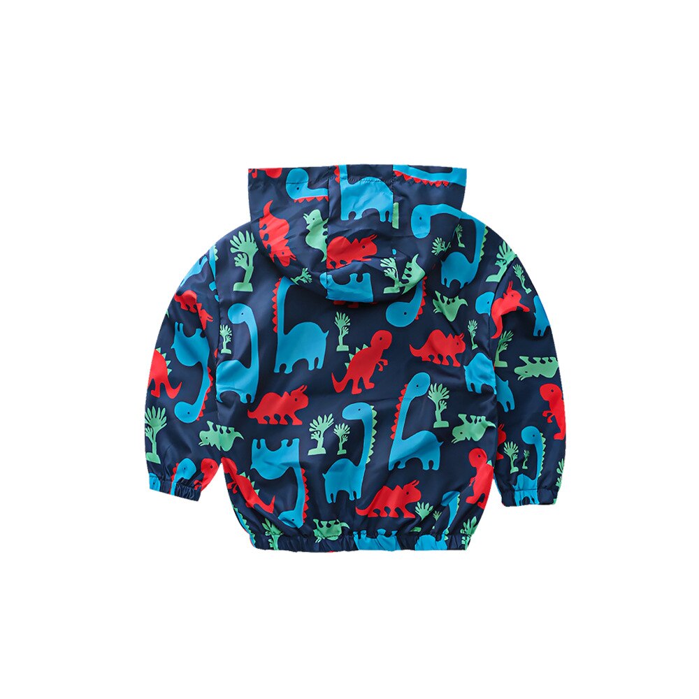 Dinosaurus Jongens Outdoor Jas Dunne Herfst Lente Peuter Jas Wind-Proof Kinderen Outfit Kids Kleding