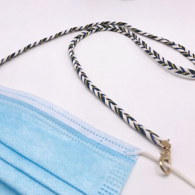 Adjustable Face Mask Lanyard Mask Extension Rope Elastic Band Anti-stroke Artifact Hanging Neck Mask Lanyard Anti-lost Ear Strap: 18