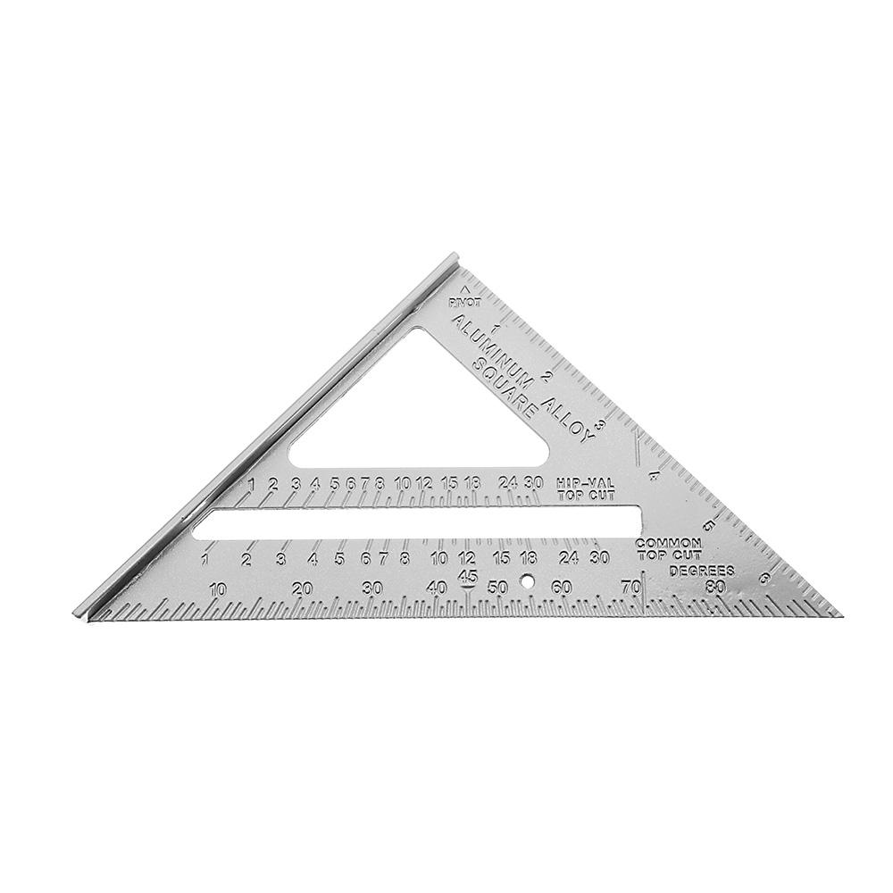Protractor Aluminum Alloy Speed Square Combination Triangle Ruler Carpenter's Protractor Miter Framing