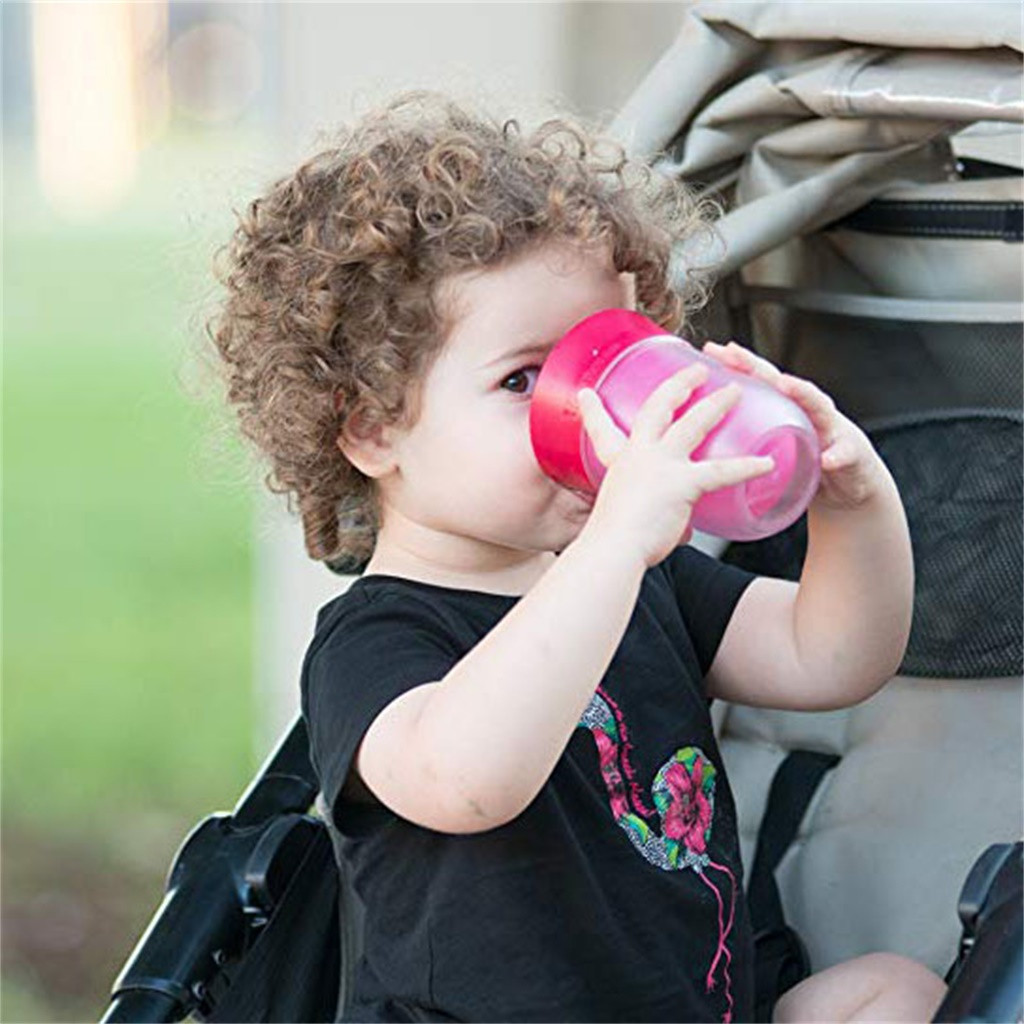 Frukt lukt kopp magisk låve vann tåteflaske rotert baby læringe drikke plast kopp leie vann lukt juice kopp