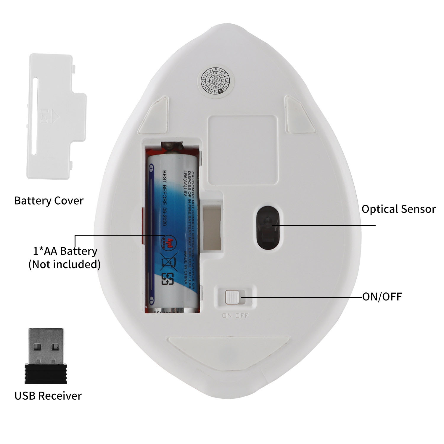 Mini mouse sem fio 3d fofo hamster 2.4g bluetooth modo duplo conectividade bateria de longa duração mudo mouse óptico usb para laptop pc