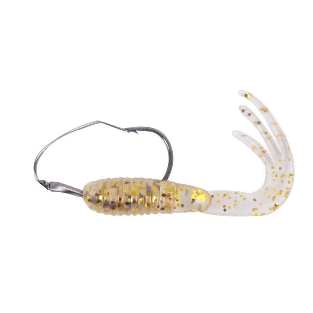 10pcs/Box High Carbon Steel Wacky Rig Hooks Weedless Barbed Fishig Wide Gap Hook Reusable Worms Bass Fishhook Fishing Tackle