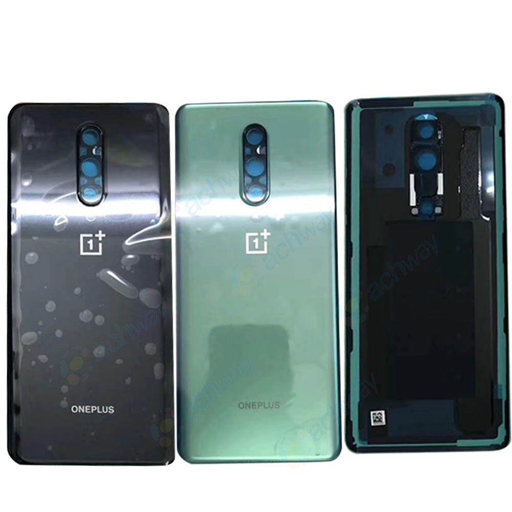 Original Back Glass Cover Oneplus 8 Battery Cover 1+8 Rear Glass Door Housing Case For Oneplus 8 Pro Battery Cover+Camera Lens