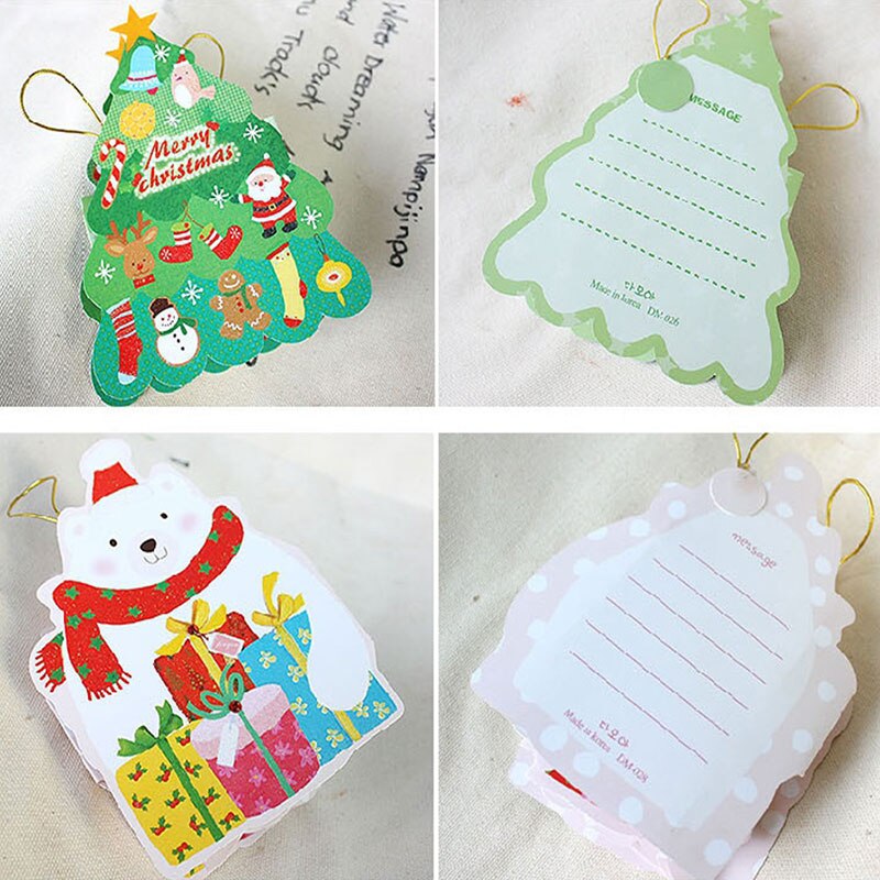 1 pcs Beautiful cartoon diy 3d folding card greeting card birthday greeting/message card postcard Christmas Year cards