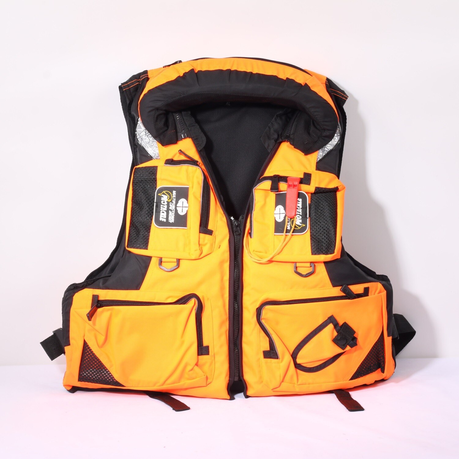Sea Fishing Life Jacket Rock Fishing Adult Fishing Waistcoat Multi-Function Portable Swimming Large Buoyancy: 1