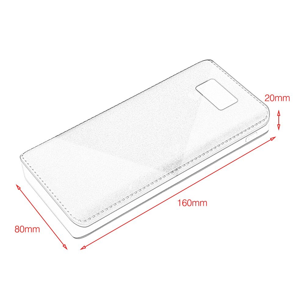 Chargeur de batterie externe de batterie externe de secours Ultra-mince Portable 300000mAh 4 Ports USB pour téléphones mobiles