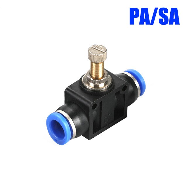Złączka pneumatyczna złącze rury rury szybkozłącza powietrza wąż wciskany wąż 4mm 6mm 8mm 10mm 12mm PU PY PK PM PZA HVFF: PA-SA / 12mm