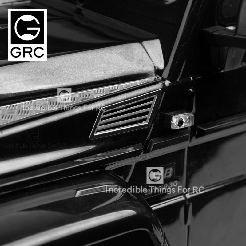 Rvs Mesh Side Grille Cover Voor 1/10 TRX-6 G63 Intake Grille TRX-4 G500 Rc Simulatie Klimmen Accessoire
