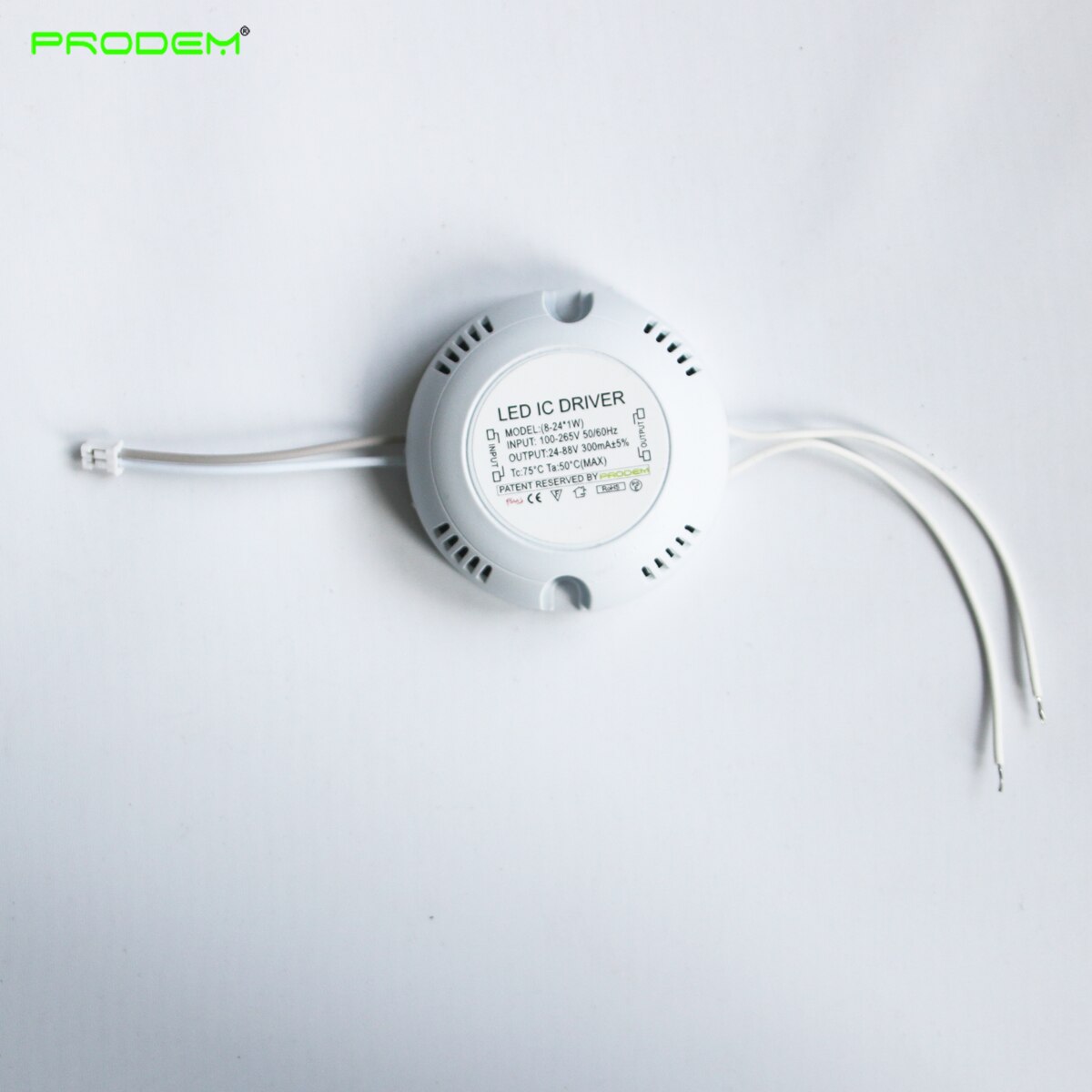 90-265V Led Ic Driver 12W 15W 18W 24W Voeding Transformator Huidige Constante ic Geïsoleerde Hoge Pf Efficiëntie: Round pin connector