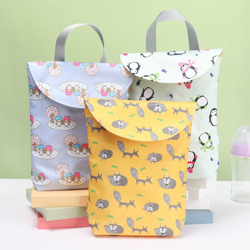 Multifunktions Baby Windel Drucke Nass/Trockenen Tuch Tasche Wiederverwendbare Wasserdicht Mumie Lagerung Tasche Reise Windel Veranstalter