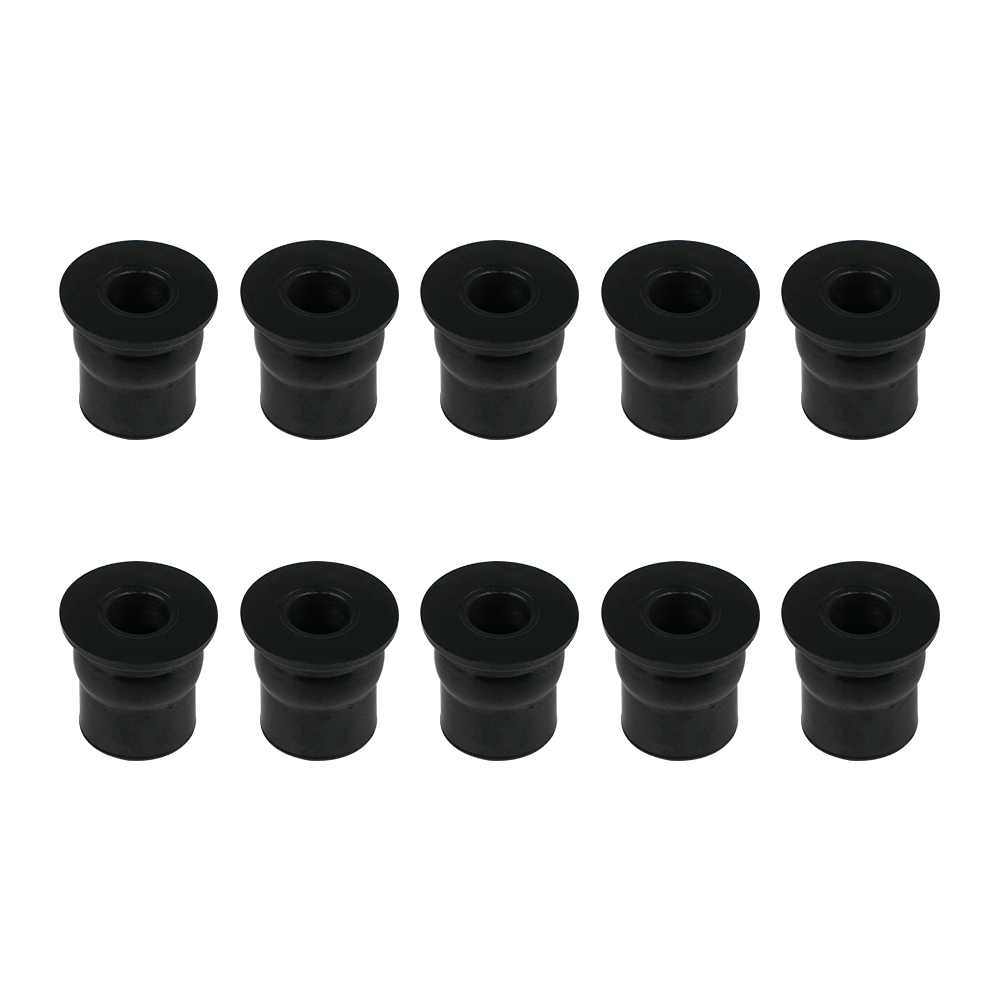 10pcs M6 Motorfiets Rubber Goed Noten Voorruit Kuip Cowl Universele 6mm Wellnut Voor Voorruit Accessoires