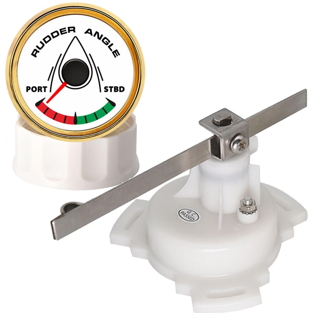 12V/24V Rudder Angle Sensor Stainless Steel fit Marine Boat Rudder Angle Indicator Gauge Fit Boat Marine Rudder Angle Indicator: D Gauge Sensor