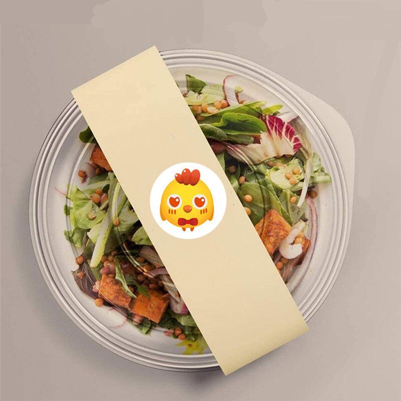 Cute Gilded Chicken Sticker Baking Self Adhesive Sealed Envelope Wedding Children Stationery Bag Sticker Decoration
