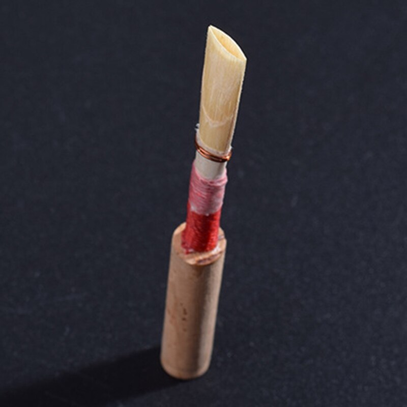 4 Oboe Rörblad - Styrka Medium Mjuk - Handgjorda Oboe Rörblad med Kork