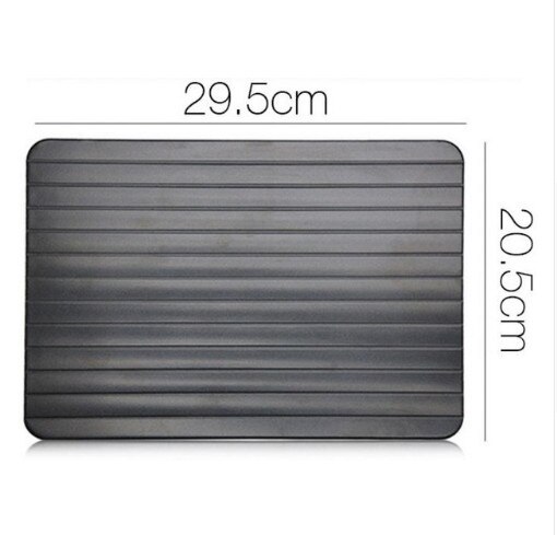 Hamburger Meat Beef Defrosting Tray Make Tool Metal Plate Defrosting Tray Safe Fast Thawing Frozen Meat Defrost Kitchen Tool: 29.5cmx20.5cm