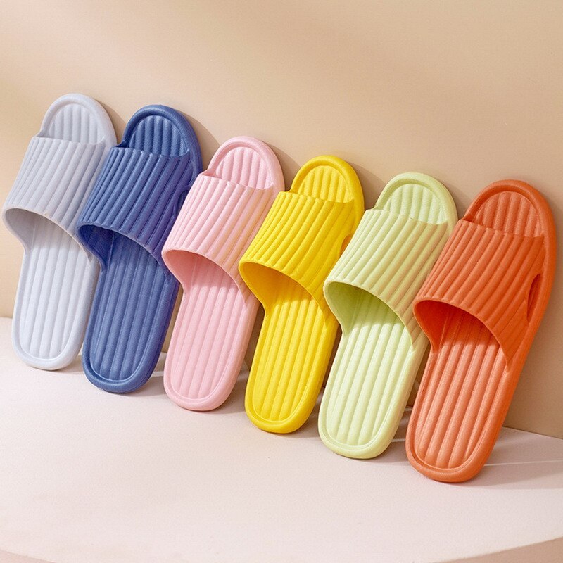Bathroom Anti-slip Shoes Women Thick Platform Slippers Summer Beach Eva Soft Sole Slide Sandals Leisure Men Ladies Indoor