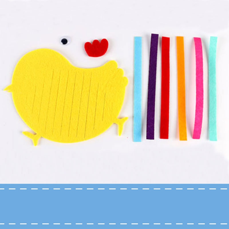 Kindergarten Manual DIY Weave Cloth Early Learning Educational Toys Montessori Teaching Aids Math Toys Kids Handmade Gifts