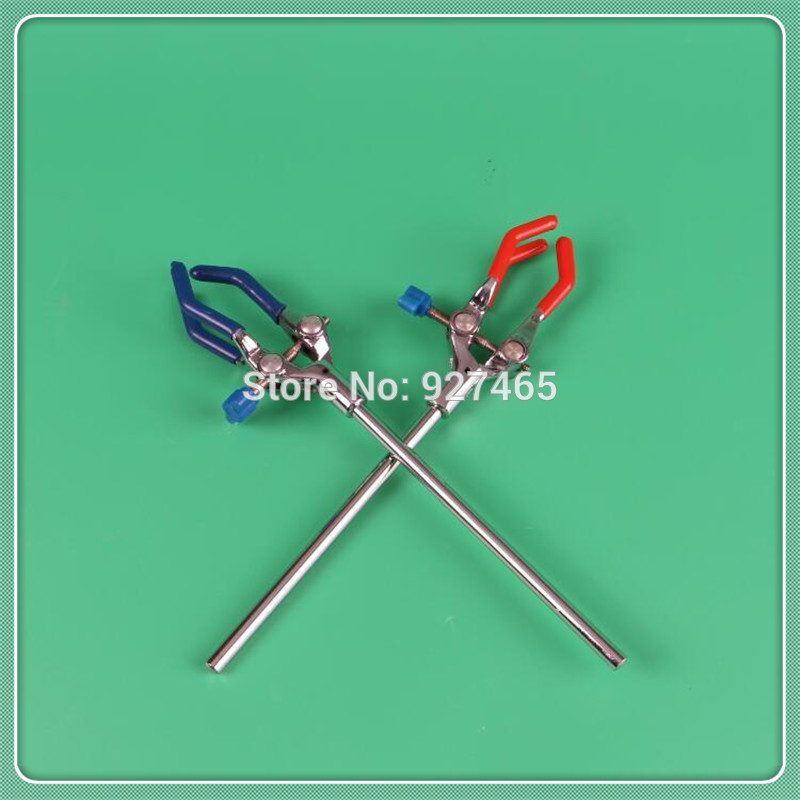 Lab Single Adjustment Three Prong Extension Beaker Flask Clamps