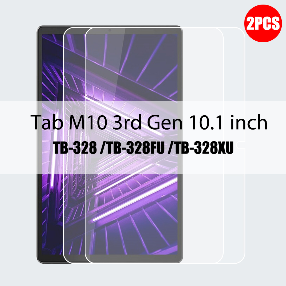 Protector de pantalla de vidrio templado para Lenovo TAB M10 2nd 3rd Plus M9 M8 Y700 Legion P11 Pro Xiaoxin Pad, accesorios para tableta, 2 uds.: Castaño