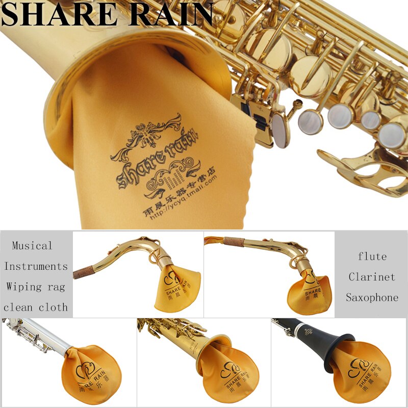 Delen Regen Sax Veeg Doek Klarinet Schone Doek Fluit Muziekinstrumenten