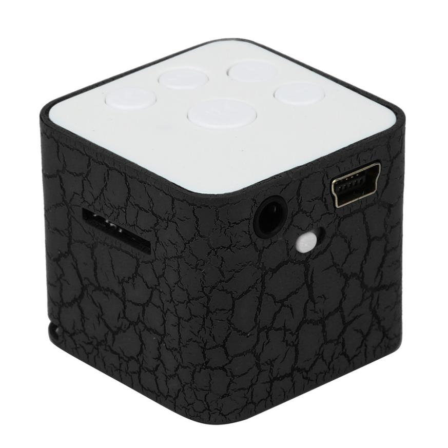 Mini USB MP3 Speler Ondersteuning 32 gb Micro SD TF Card Muziek Media walkman usb mp3 module: Black