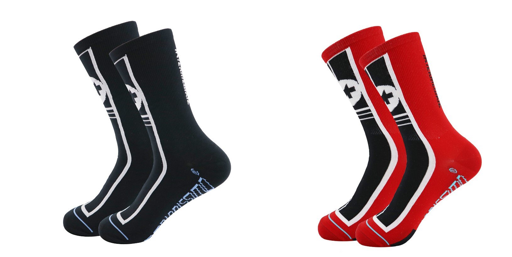 Men Coolmax Sports Socks Riding Cycling Basketball Running Sport Socks Summer Hiking Tennis Ski Bike Bicycle Slip: o