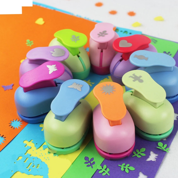 2.5cm blommor punch pyssel stansar scrapbook puncher skum scrapbooking cutter eva punch barn prägling pappershål