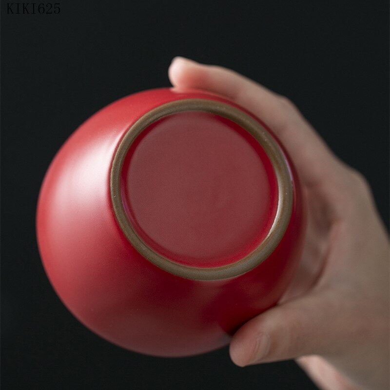 Mini frasco de cerámica con cubierta de madera de bambú para almacenamiento, caja de almacenamiento para objetos pequeños de joyería, creativa, portátil, de viaje, para el hogar