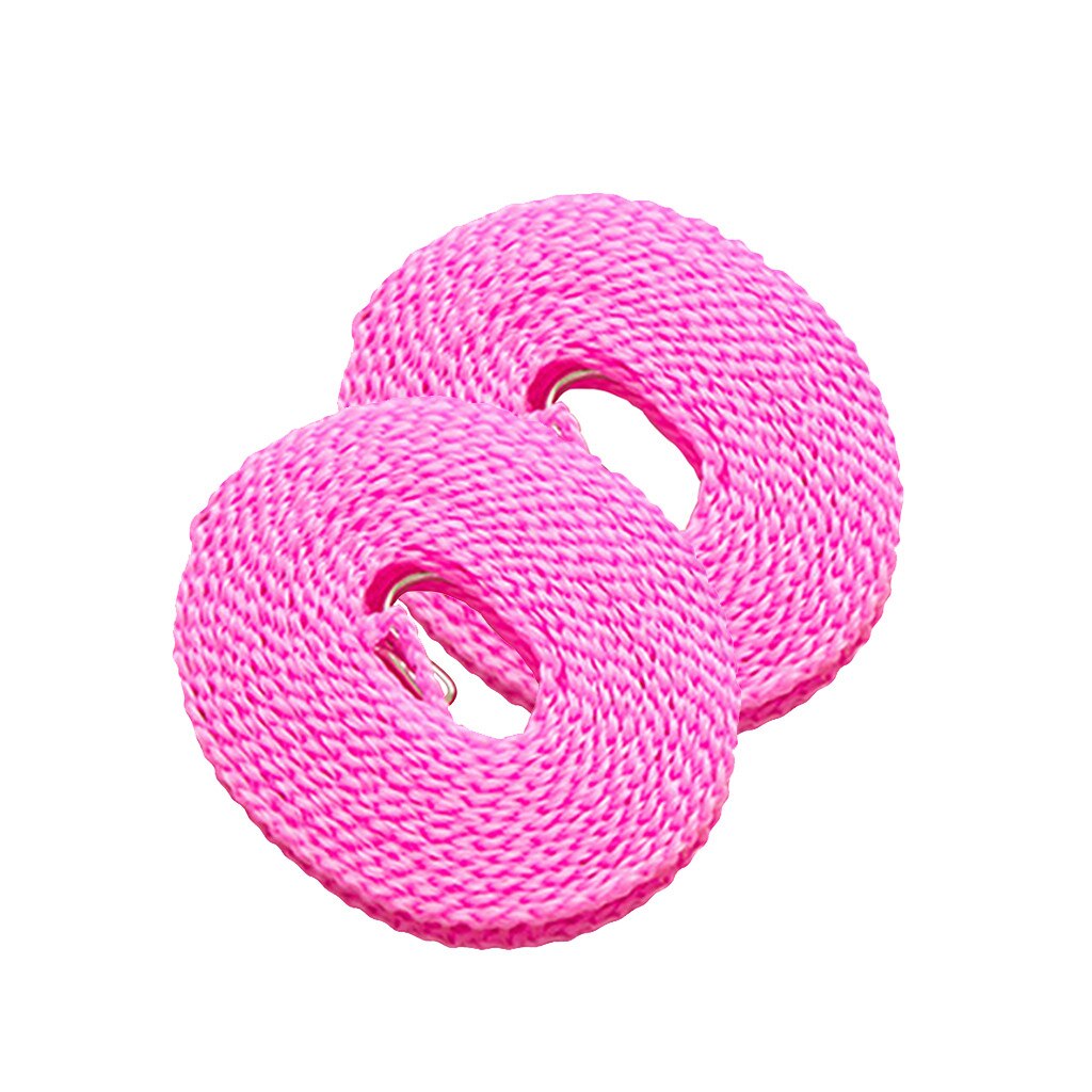 Nylon Hanging Rope Windproof Drying Rope Clothes Hangers Plastic Non-slip 3m Cloth Hanging Rope Home Storage Clothes Dryer d3