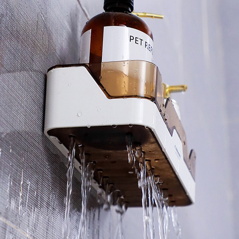 GESEW Shampoo Dusche Lagerung Regale Für Bad Und Küche Punch-freies Lagerung Organizer Badezimmer Zubehör Set