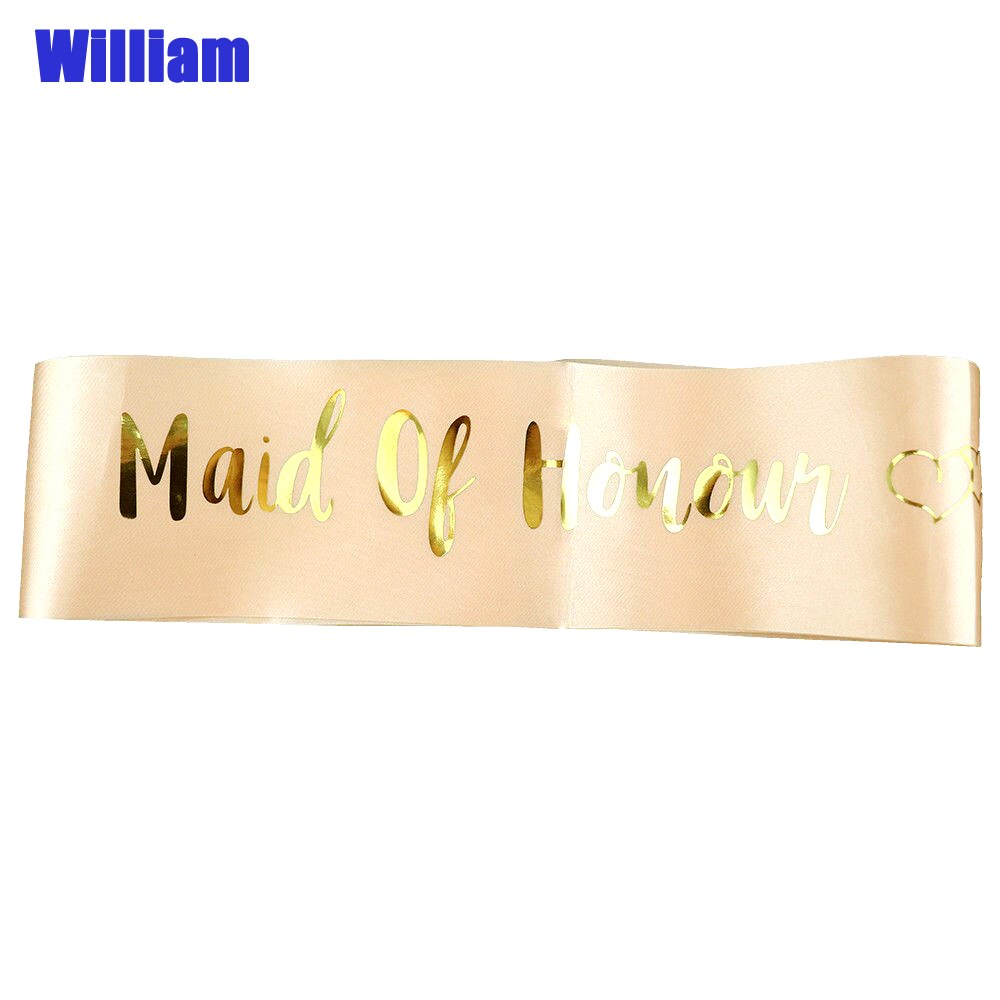 Hen Party Bride to Be Satin Ribbon Sash for Wedding Party Bachelorette Sash Bridal Shower Decorations Wedding Accessories: Style 5