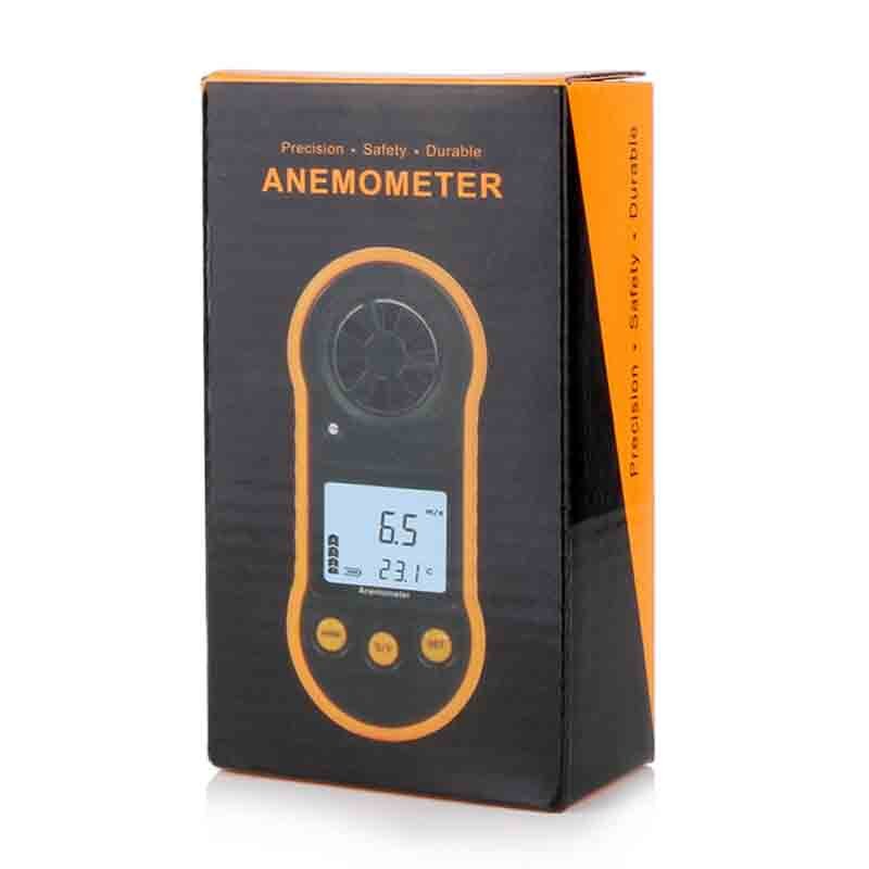 Gm818 kannettava tuulimittari anemometro lämpömittari tuulennopeusmittari tuulimittari 30m/ s lcd digitaalinen käsityökalu