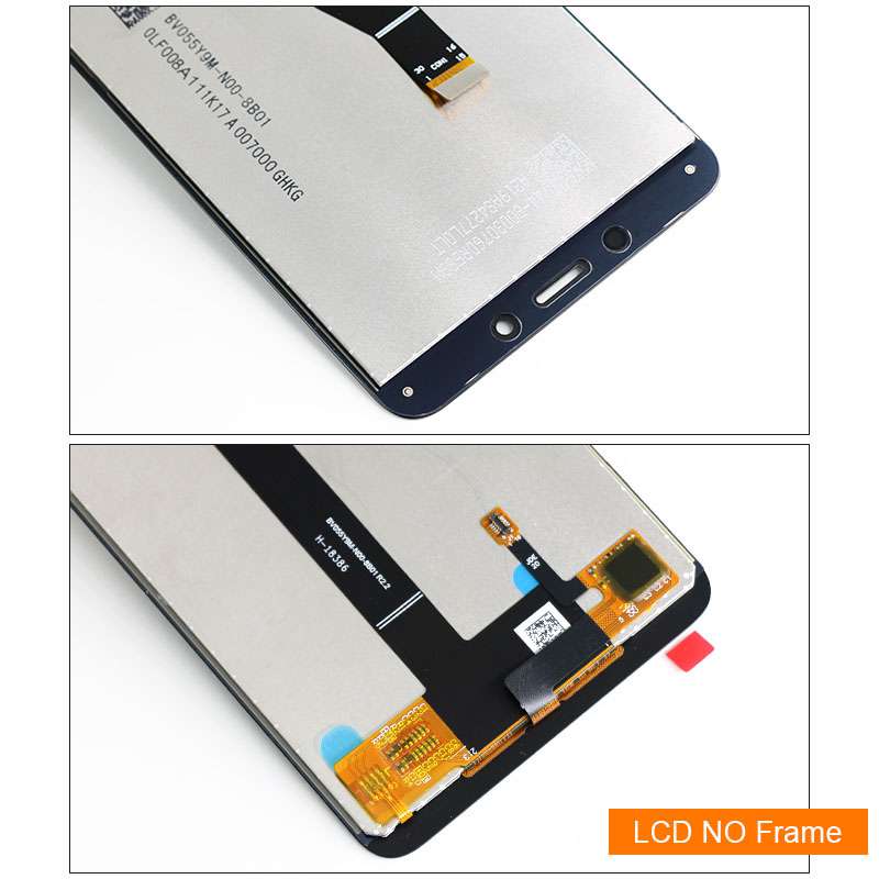 Original xiaomi redmi 6 redmi 6a lcd display 5.45 "touchscreen digitizer med ramme