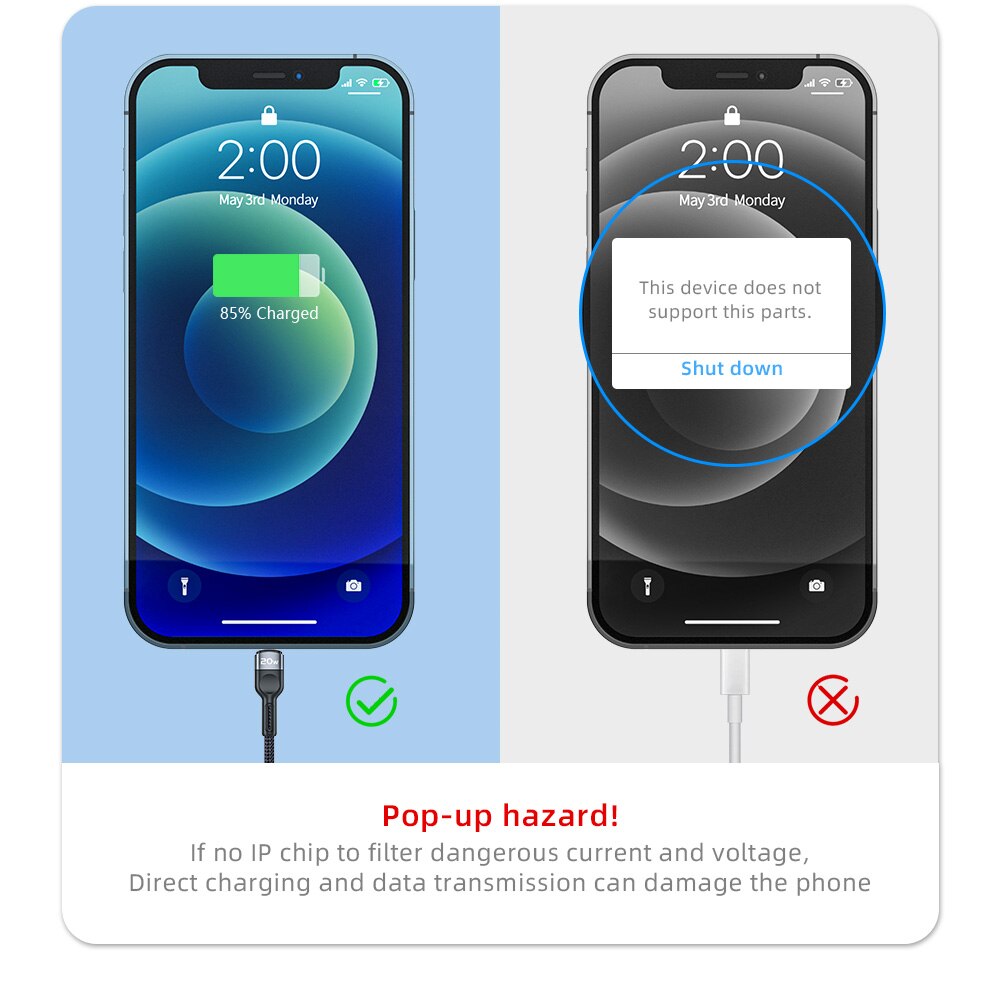 Essager USB C Kabel Für iPhone 12 11 Profi Max Xs PD 20W Schnelle Ladung USB Typ C Für iPhone iPad Ladegerät Daten Kabel Draht Kabel 2M