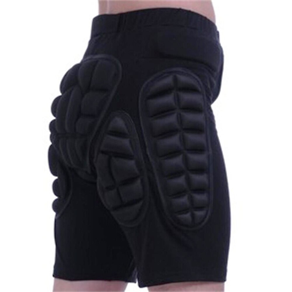 Unisex Ski Schaatsen Shorts Comfortabele Ademende Outdoor Sport Beschermende Kleding Maat (Zwart)