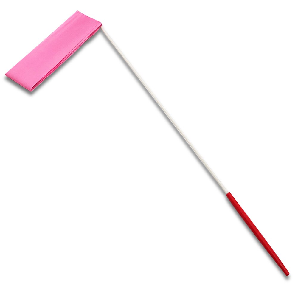 Gymnastics Dance Ribbon - 2M/4M Length - 5cm Width - Rhythmic Art Gymnastics Ballet Streamer: pink / 4 meters