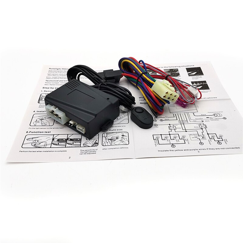 Car Auto Light Sensor System Automatically Control Lights ON/OFF Light Sensor 12V