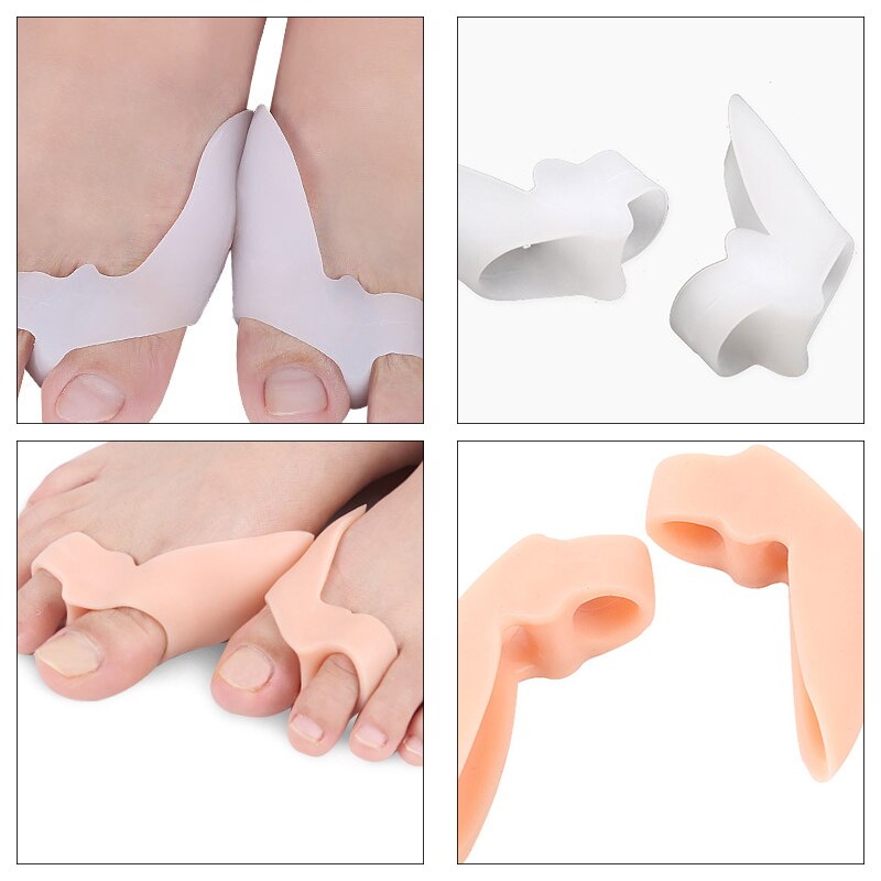 1 Paar Hallux Valgus Orthese Siliconen Gel Grote Teen Separator Voetverzorging Pedicure Bunion Regulator Bone Duim Orthese