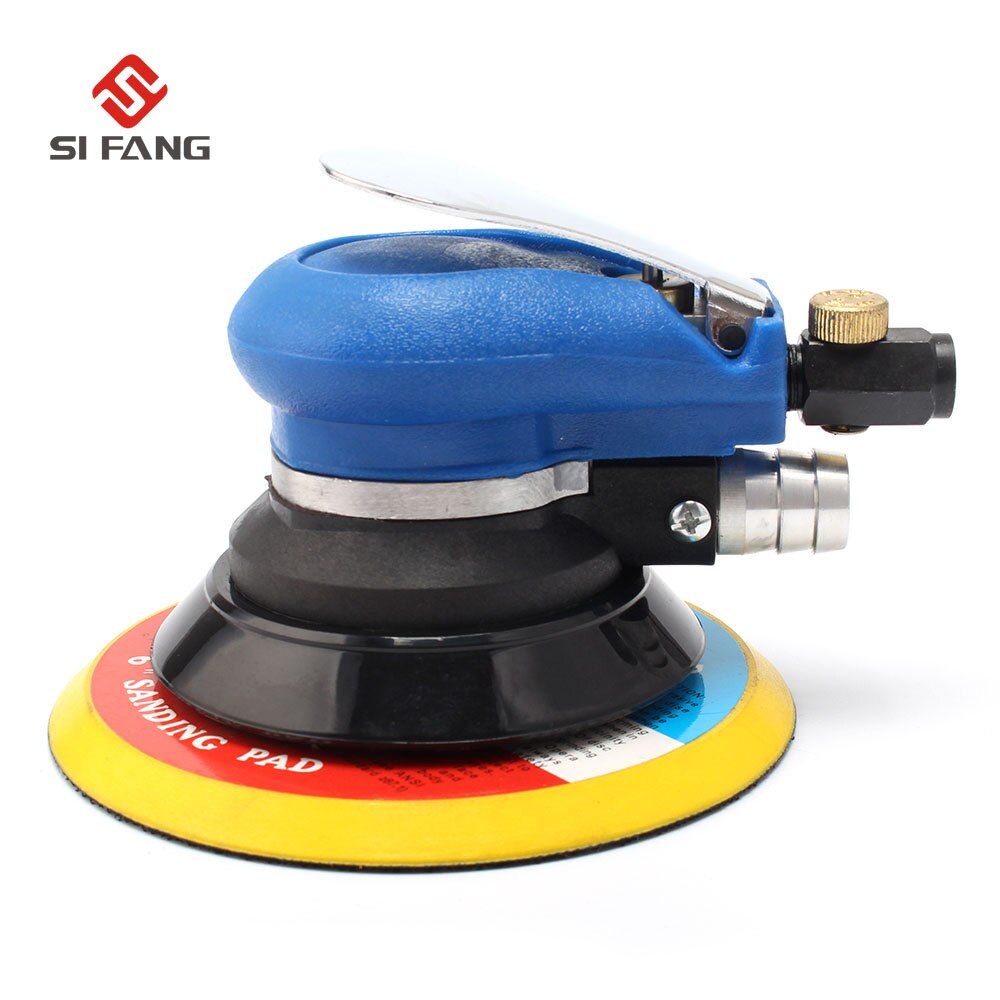 6” Pneumatic Orbital Sander – 13500 RPM Air Sander For Polishing, Rust & Paint Removal