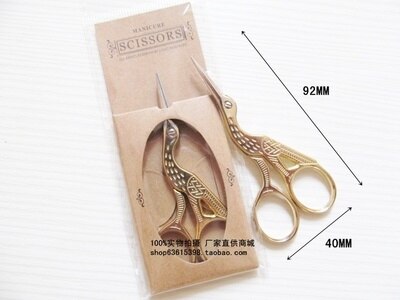 Ciseaux de tailleur Bronze or Zakka | Style la grue/grand modèle Ben/tour Eiffel, ciseaux de couture en broderie 1 X: 5S gold