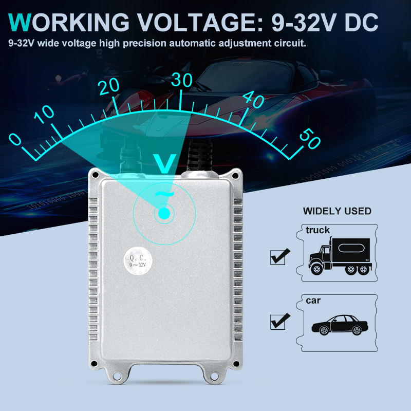 RACBOX 35 W Fast Bright Slim HID Xenon Ballast D1S D2S D3S D4S Canbus Ontsteking Blok 12 V Voor Retrofit auto Koplamp D2R D4R D1R