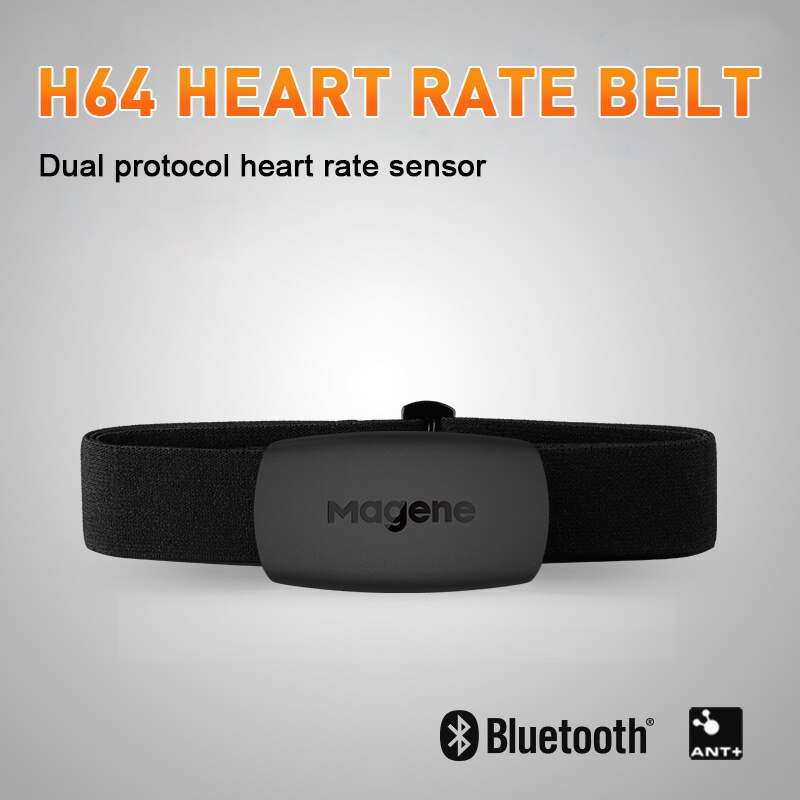 H64 Mover ANT Bluetooth Heart Rate Monitor For Men And Women IP67 Waterproof Sports Running HR Sensor With Chest Strap Cycling: Default Title