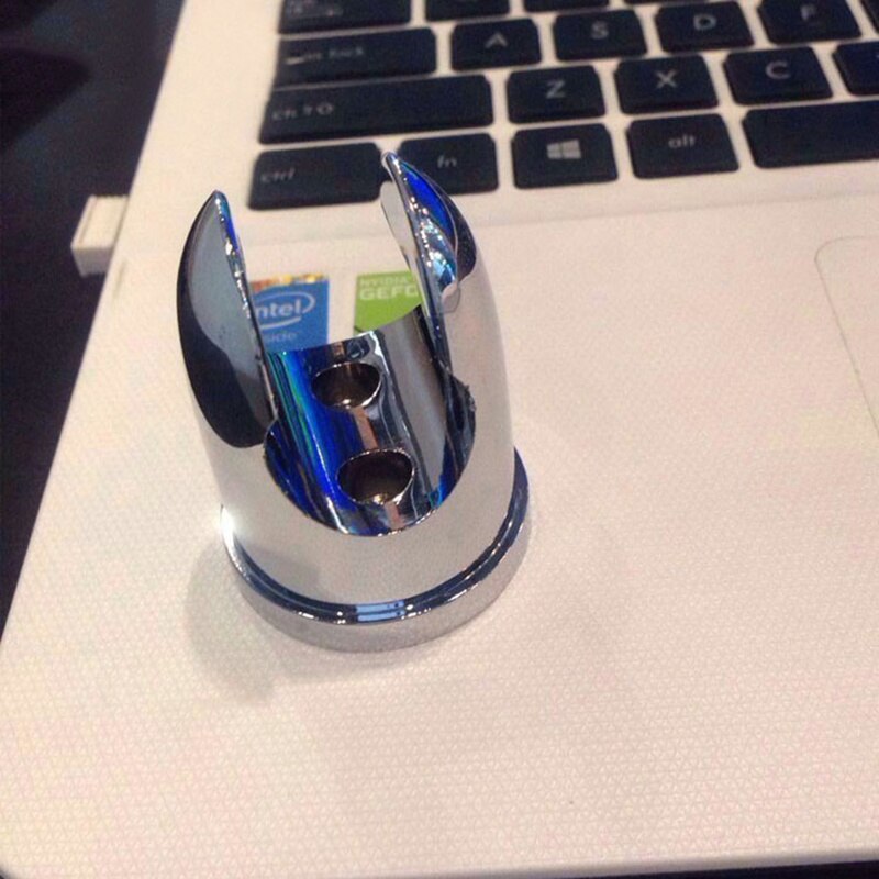 Chrome Bathroom Shower Base Holder Adjustable Hose Wall Mount Head Stand Bracket Shower Head Holder Shower Holder