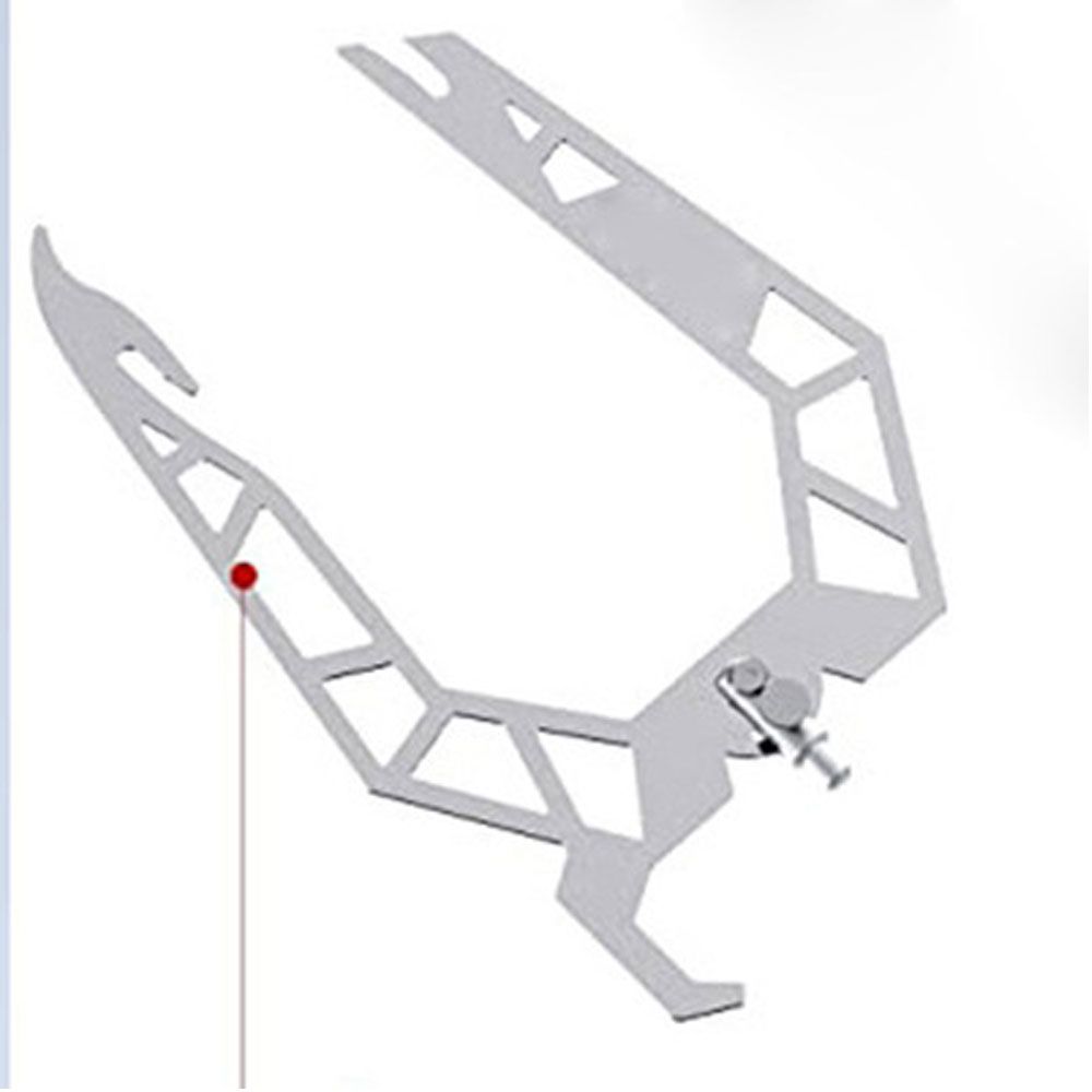 Teepor-easy Long-Distance Multi-Purpose Docking Telescoping Boat Hooks Threader Mooring Buoy Hook Line: B single boat hook