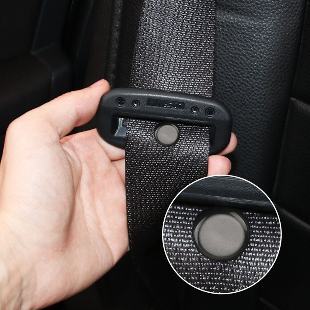 5 pièces bouchon de ceinture de sécurité pour voiture Protection de sécurité espacement limite boucle pince de retenue bouton d'arrêt accessoires d'intérieur de voiture