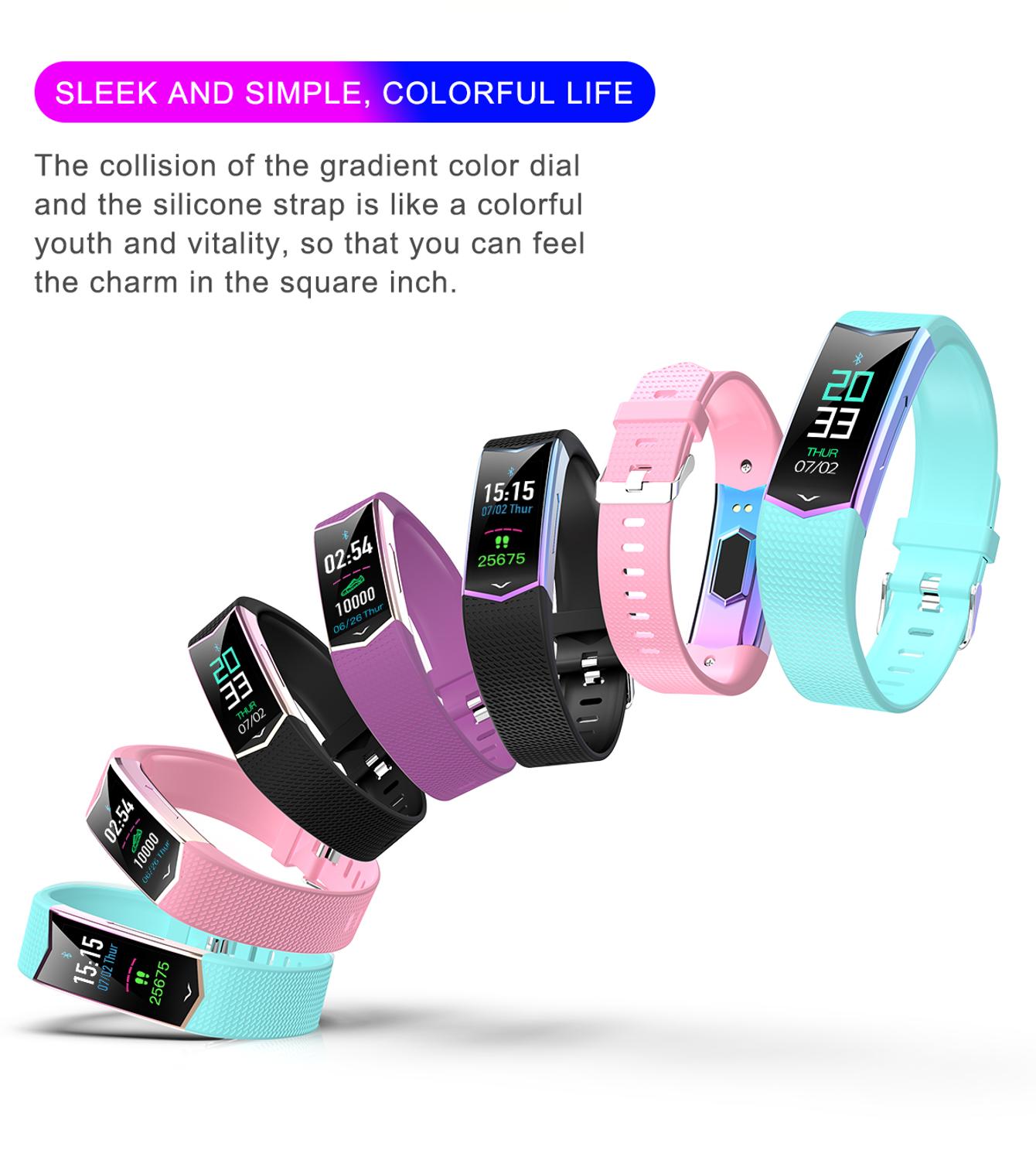 TONGYDA Smart Band Fitness Tracker Pedometer Cardio Bracelet Blood Pressure Heart Rate Fitness Bracelet Sport Smart Wristband