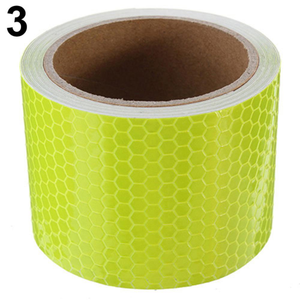 Auto Body Reflecterende Strips Stickers 3M X 50Mm Hoge Intensiteit Veiligheid Reflecterende Tape Zelfklevend Safty Tool Accessoires exterieur: Light Green